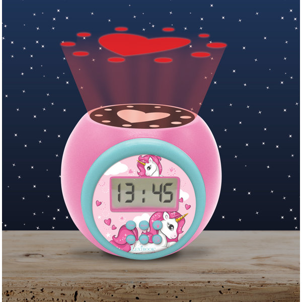 Lexibook Unicorn Projector Alarm Clock With Timer Wayfair